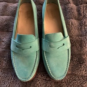 Cole Haan loafers. Teal colored, size 8.